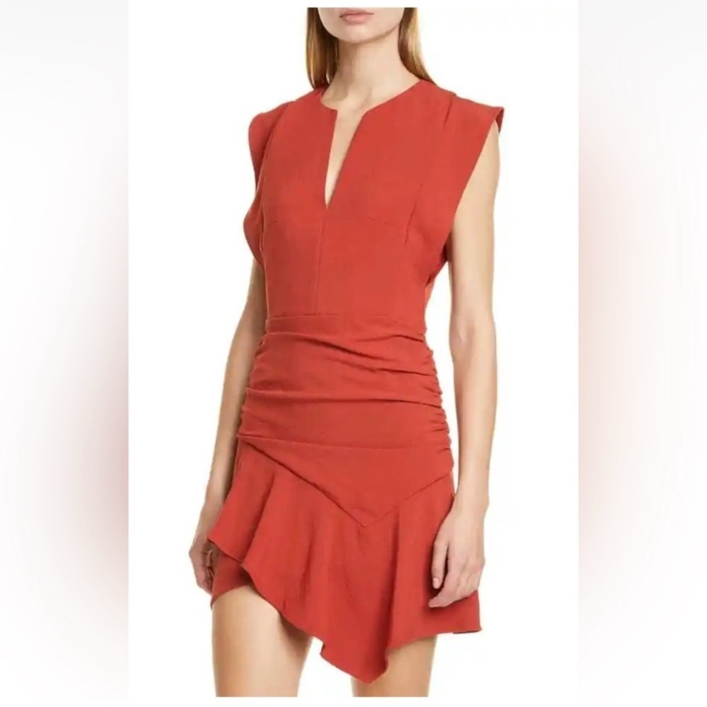 Ba&sh Jess Terracotta Dress